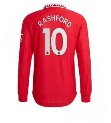 Manchester United Marcus Rashford #10 Hjemmedrakt 2022-23 Langermet